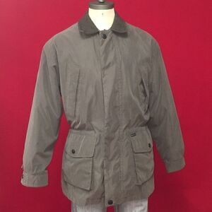 WEATHERPROOF Men’s Large Green Parka Wind Breaker Jacket by Weatherproof